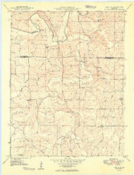 Oak Hill Missouri Historical topographic map, 1:24000 scale, 7.5 X 7.5 Minute, Year 1949