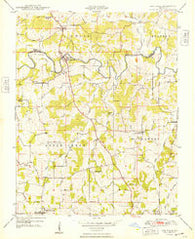 Oak Ridge Missouri Historical topographic map, 1:24000 scale, 7.5 X 7.5 Minute, Year 1948