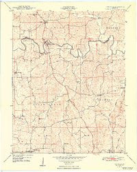 Oak Ridge Missouri Historical topographic map, 1:24000 scale, 7.5 X 7.5 Minute, Year 1948