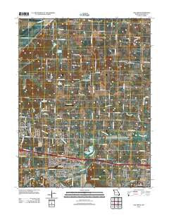 Oak Grove Missouri Historical topographic map, 1:24000 scale, 7.5 X 7.5 Minute, Year 2012