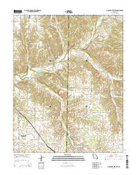 Oak Grove Heights Missouri Current topographic map, 1:24000 scale, 7.5 X 7.5 Minute, Year 2015