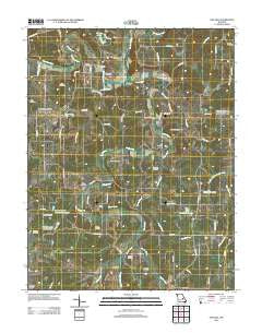 Oak Hill Missouri Historical topographic map, 1:24000 scale, 7.5 X 7.5 Minute, Year 2012