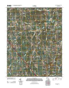 Oak Ridge Missouri Historical topographic map, 1:24000 scale, 7.5 X 7.5 Minute, Year 2012