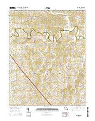 Oak Ridge Missouri Current topographic map, 1:24000 scale, 7.5 X 7.5 Minute, Year 2015