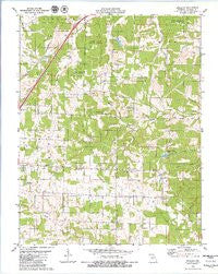 Oakland Missouri Historical topographic map, 1:24000 scale, 7.5 X 7.5 Minute, Year 1979