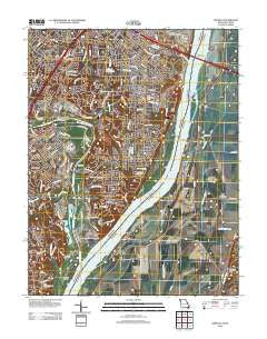 Oakville Missouri Historical topographic map, 1:24000 scale, 7.5 X 7.5 Minute, Year 2012