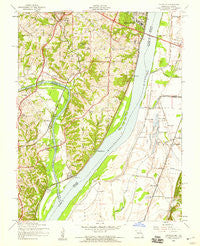 Oakville Missouri Historical topographic map, 1:24000 scale, 7.5 X 7.5 Minute, Year 1954