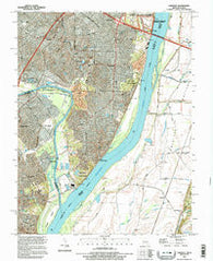 Oakville Missouri Historical topographic map, 1:24000 scale, 7.5 X 7.5 Minute, Year 1993