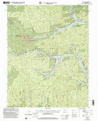 Oates Missouri Historical topographic map, 1:24000 scale, 7.5 X 7.5 Minute, Year 1999