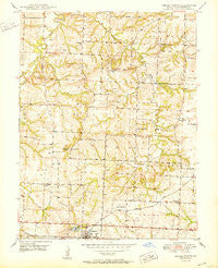 Odessa North Missouri Historical topographic map, 1:24000 scale, 7.5 X 7.5 Minute, Year 1950