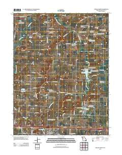 Odessa North Missouri Historical topographic map, 1:24000 scale, 7.5 X 7.5 Minute, Year 2012