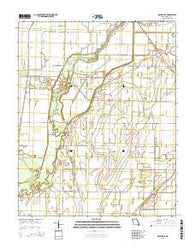 Oglesville Missouri Current topographic map, 1:24000 scale, 7.5 X 7.5 Minute, Year 2015