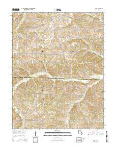 Olean Missouri Current topographic map, 1:24000 scale, 7.5 X 7.5 Minute, Year 2015