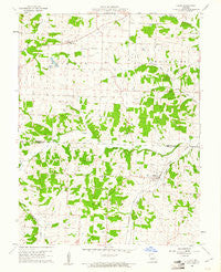 Olean Missouri Historical topographic map, 1:24000 scale, 7.5 X 7.5 Minute, Year 1960