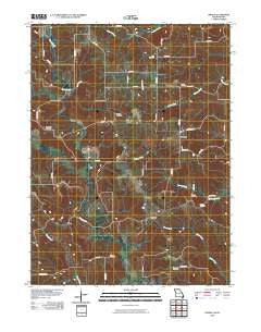 Omaha Missouri Historical topographic map, 1:24000 scale, 7.5 X 7.5 Minute, Year 2010