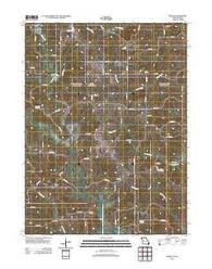 Omaha Missouri Historical topographic map, 1:24000 scale, 7.5 X 7.5 Minute, Year 2012