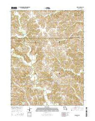 Omaha Missouri Current topographic map, 1:24000 scale, 7.5 X 7.5 Minute, Year 2015