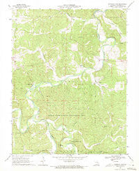 Onondaga Cave Missouri Historical topographic map, 1:24000 scale, 7.5 X 7.5 Minute, Year 1969