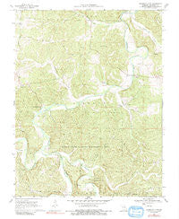 Onondaga Cave Missouri Historical topographic map, 1:24000 scale, 7.5 X 7.5 Minute, Year 1969
