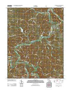 Onondaga Cave Missouri Historical topographic map, 1:24000 scale, 7.5 X 7.5 Minute, Year 2012