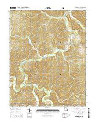 Onondaga Cave Missouri Current topographic map, 1:24000 scale, 7.5 X 7.5 Minute, Year 2015