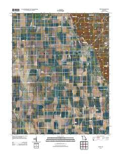 Oran Missouri Historical topographic map, 1:24000 scale, 7.5 X 7.5 Minute, Year 2012