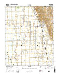 Oran Missouri Current topographic map, 1:24000 scale, 7.5 X 7.5 Minute, Year 2015