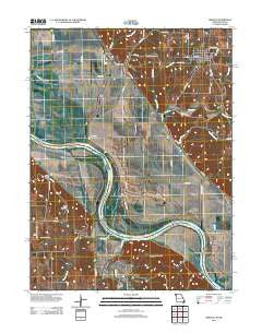 Oregon Missouri Historical topographic map, 1:24000 scale, 7.5 X 7.5 Minute, Year 2012
