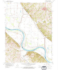 Oregon Missouri Historical topographic map, 1:24000 scale, 7.5 X 7.5 Minute, Year 1959