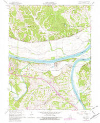 Osage City Missouri Historical topographic map, 1:24000 scale, 7.5 X 7.5 Minute, Year 1967