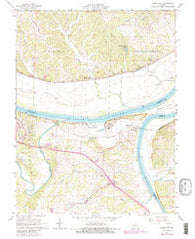 Osage City Missouri Historical topographic map, 1:24000 scale, 7.5 X 7.5 Minute, Year 1967