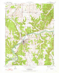 Osceola Missouri Historical topographic map, 1:24000 scale, 7.5 X 7.5 Minute, Year 1939