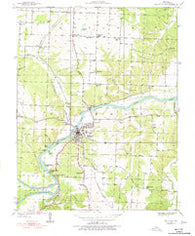 Osceola Missouri Historical topographic map, 1:24000 scale, 7.5 X 7.5 Minute, Year 1939