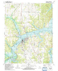 Osceola Missouri Historical topographic map, 1:24000 scale, 7.5 X 7.5 Minute, Year 1991