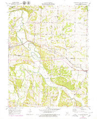 Otterville East Missouri Historical topographic map, 1:24000 scale, 7.5 X 7.5 Minute, Year 1953