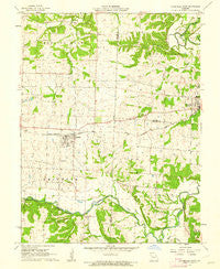 Otterville West Missouri Historical topographic map, 1:24000 scale, 7.5 X 7.5 Minute, Year 1961