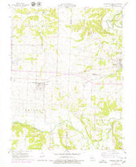 Otterville West Missouri Historical topographic map, 1:24000 scale, 7.5 X 7.5 Minute, Year 1960
