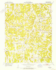 Owens Missouri Historical topographic map, 1:24000 scale, 7.5 X 7.5 Minute, Year 1951