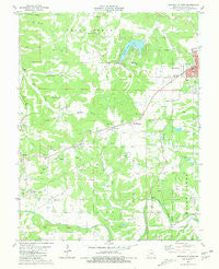 Owensville West Missouri Historical topographic map, 1:24000 scale, 7.5 X 7.5 Minute, Year 1981