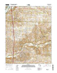 Ozark Missouri Current topographic map, 1:24000 scale, 7.5 X 7.5 Minute, Year 2015