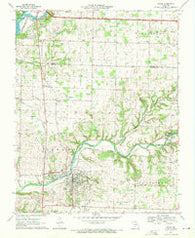 Ozark Missouri Historical topographic map, 1:24000 scale, 7.5 X 7.5 Minute, Year 1970
