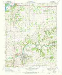 Ozark Missouri Historical topographic map, 1:24000 scale, 7.5 X 7.5 Minute, Year 1970