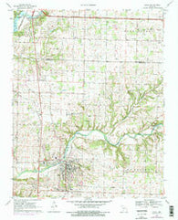 Ozark Missouri Historical topographic map, 1:24000 scale, 7.5 X 7.5 Minute, Year 1970