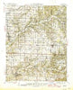 Ozark Missouri Historical topographic map, 1:62500 scale, 15 X 15 Minute, Year 1945