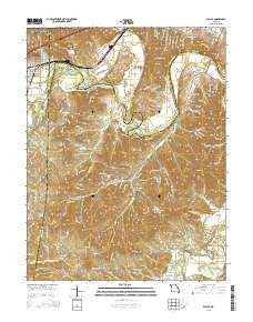 Pacific Missouri Current topographic map, 1:24000 scale, 7.5 X 7.5 Minute, Year 2015