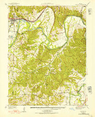 Pacific Missouri Historical topographic map, 1:24000 scale, 7.5 X 7.5 Minute, Year 1937