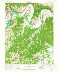 Pacific Missouri Historical topographic map, 1:24000 scale, 7.5 X 7.5 Minute, Year 1954