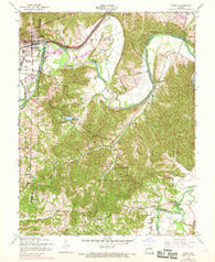 Pacific Missouri Historical topographic map, 1:24000 scale, 7.5 X 7.5 Minute, Year 1954