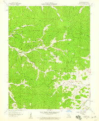 Palmer Missouri Historical topographic map, 1:24000 scale, 7.5 X 7.5 Minute, Year 1958