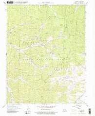 Palmer Missouri Historical topographic map, 1:24000 scale, 7.5 X 7.5 Minute, Year 1958